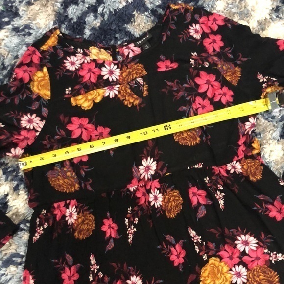 Torrid top blouse Babydoll Gauze Keyhole Front Tunic Top size 0‎ - Picture 10 of 12